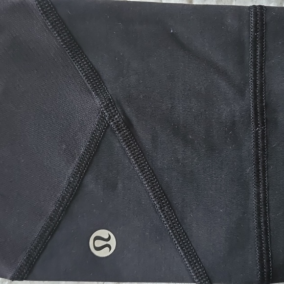 Lululemon Black Cropped  Leggings Sz 6 - Picture 3 of 9